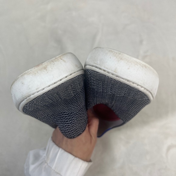 Rothy's Maritime Gradient Sneakers Womens 7 Navy Blue Slip On Comfort - Picture 10 of 14